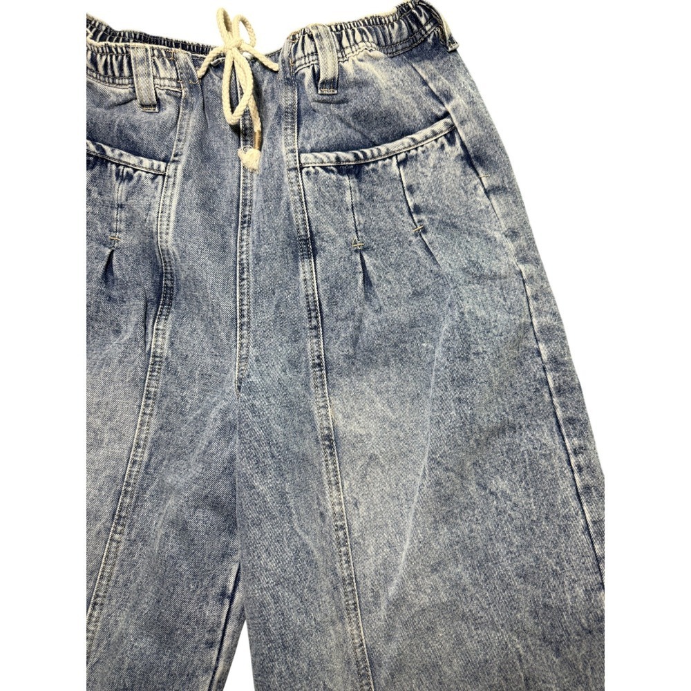Very Jean Women Light Acid Wash High Waist Balloon Barrel Leg Jeans Size M - Picture 4 of 9
